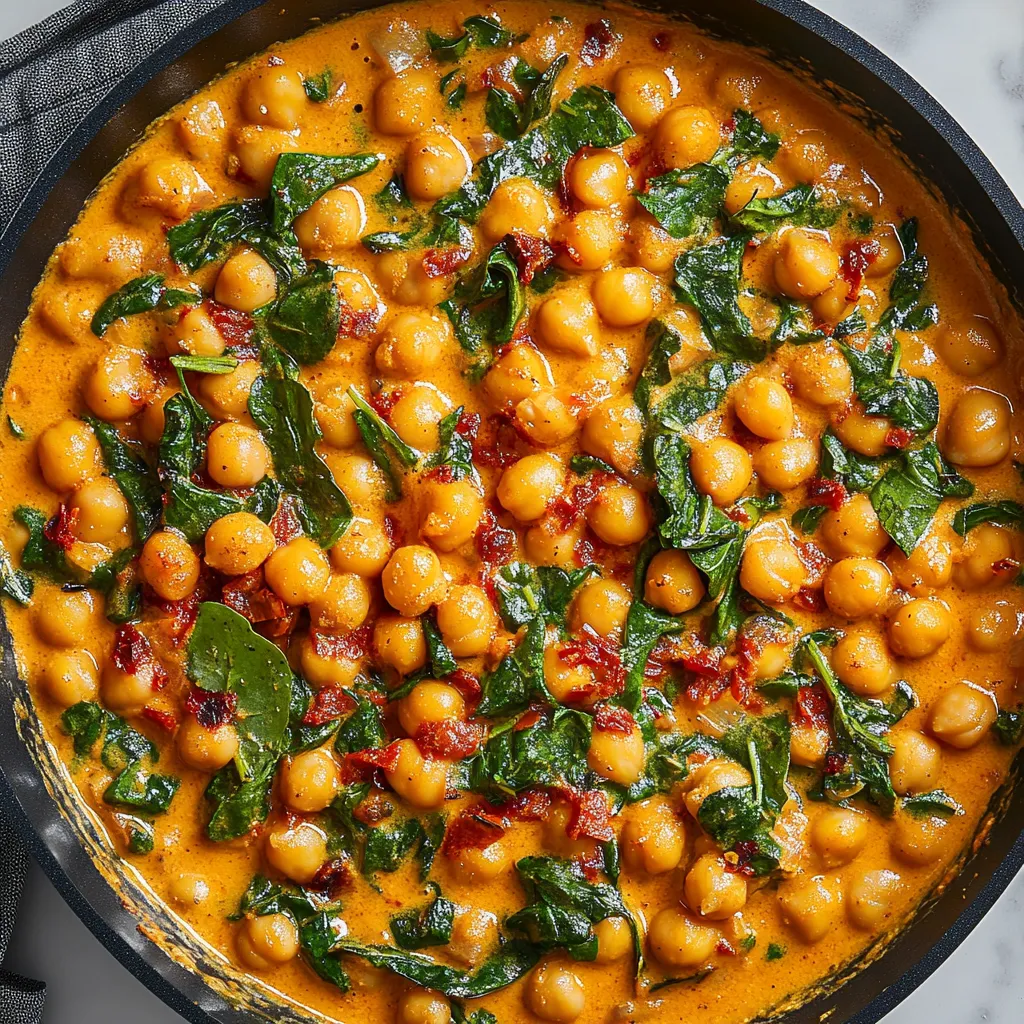 Creamy Italian Chickpea Dish