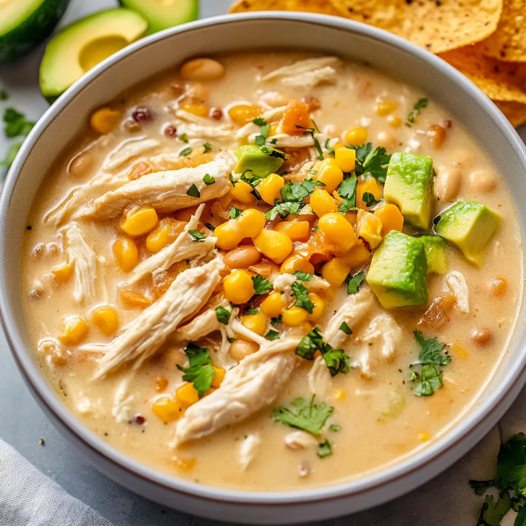 Creamy Chicken Chili Recipe