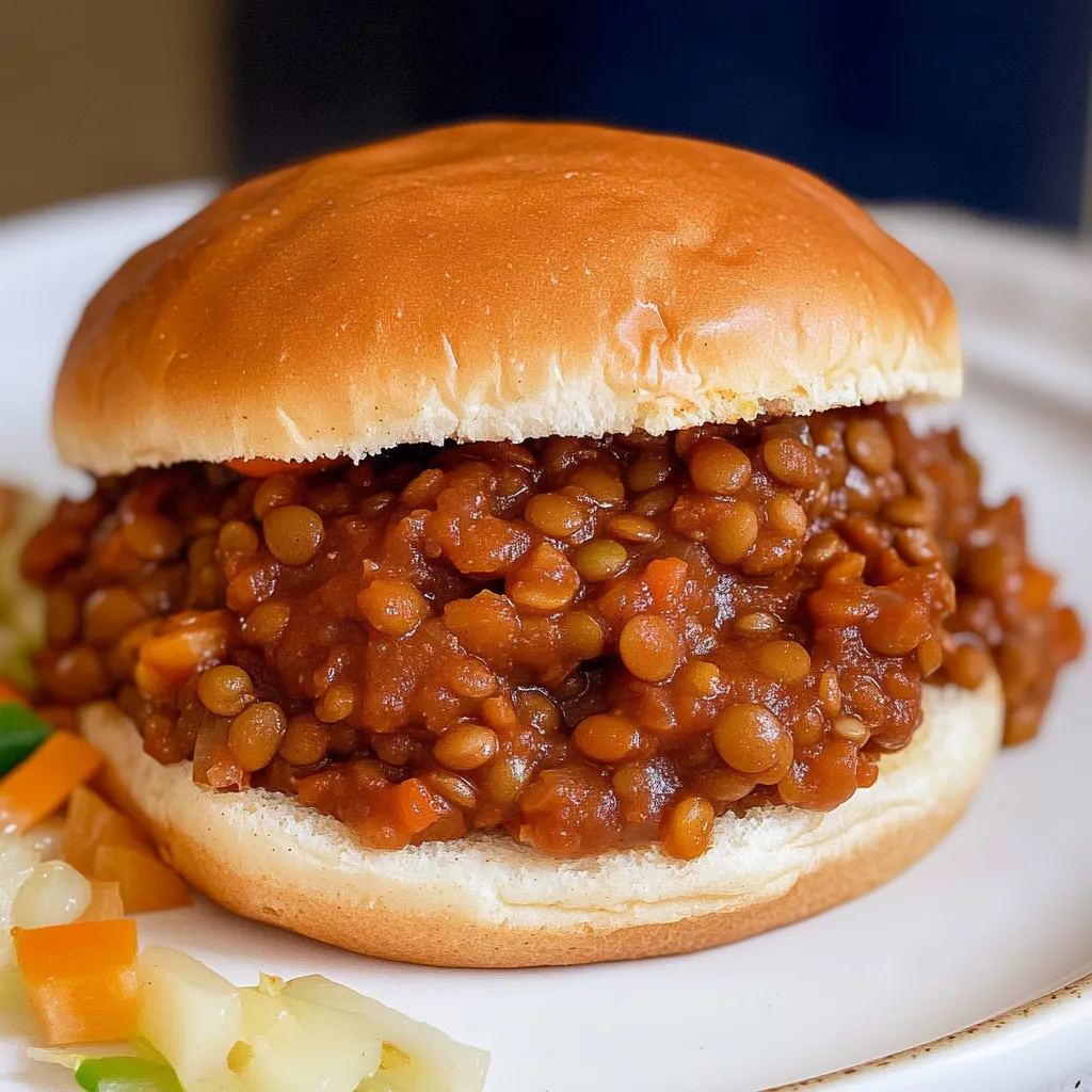 Lentil Sloppy Joes