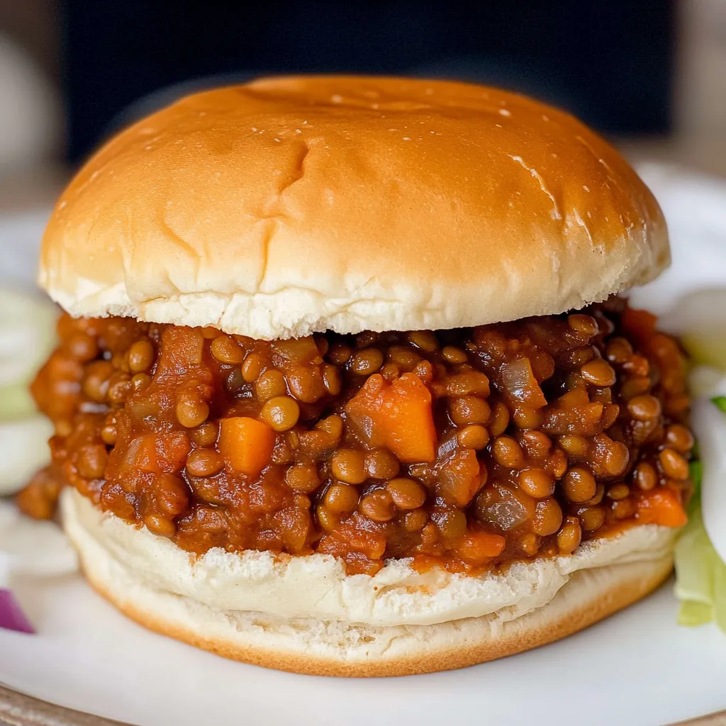 Easy Lentil Sloppy Joes Recipe