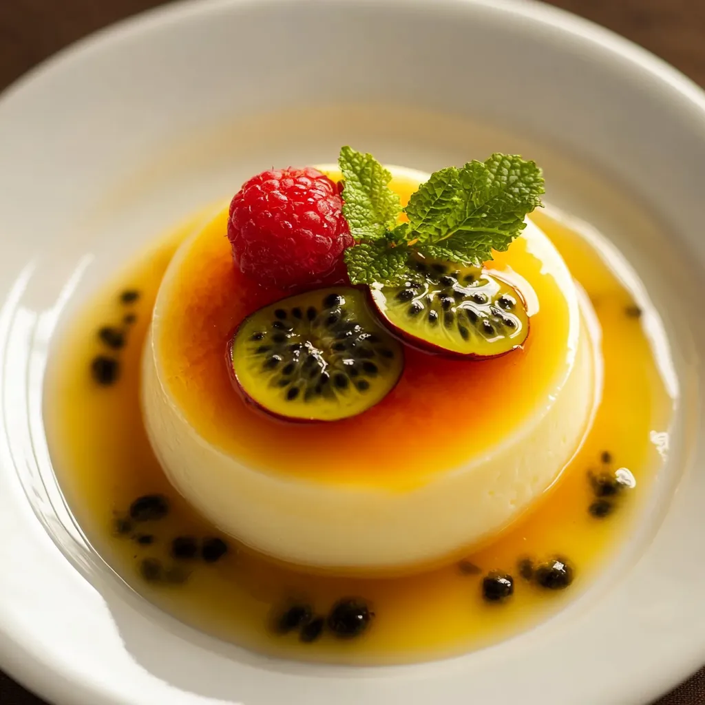 Passion Fruit Panna Cotta Recipe