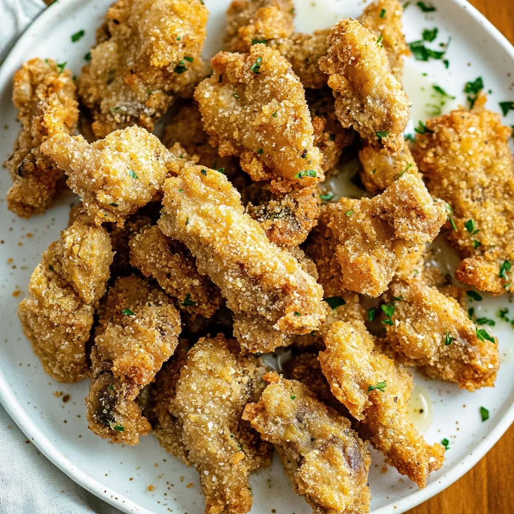Fried Oyster Mushrooms