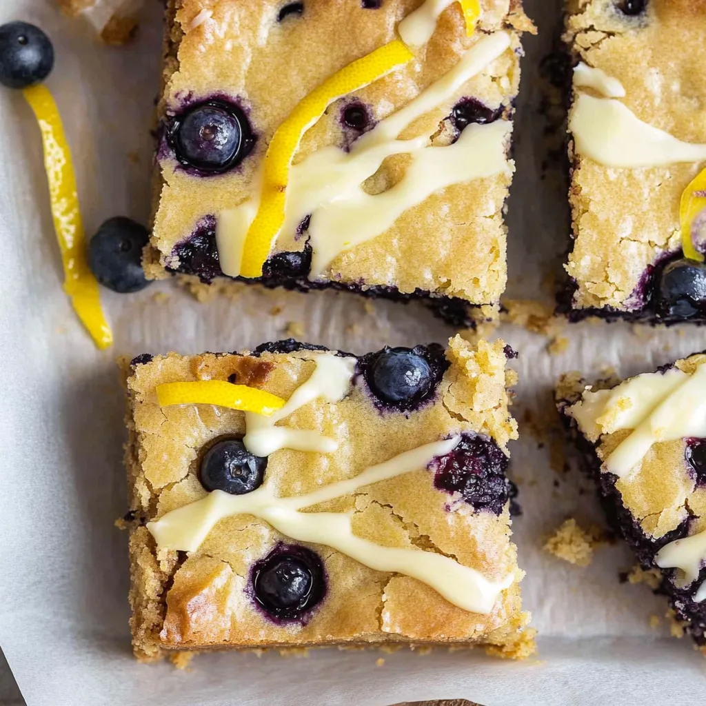 Blueberry Blondies