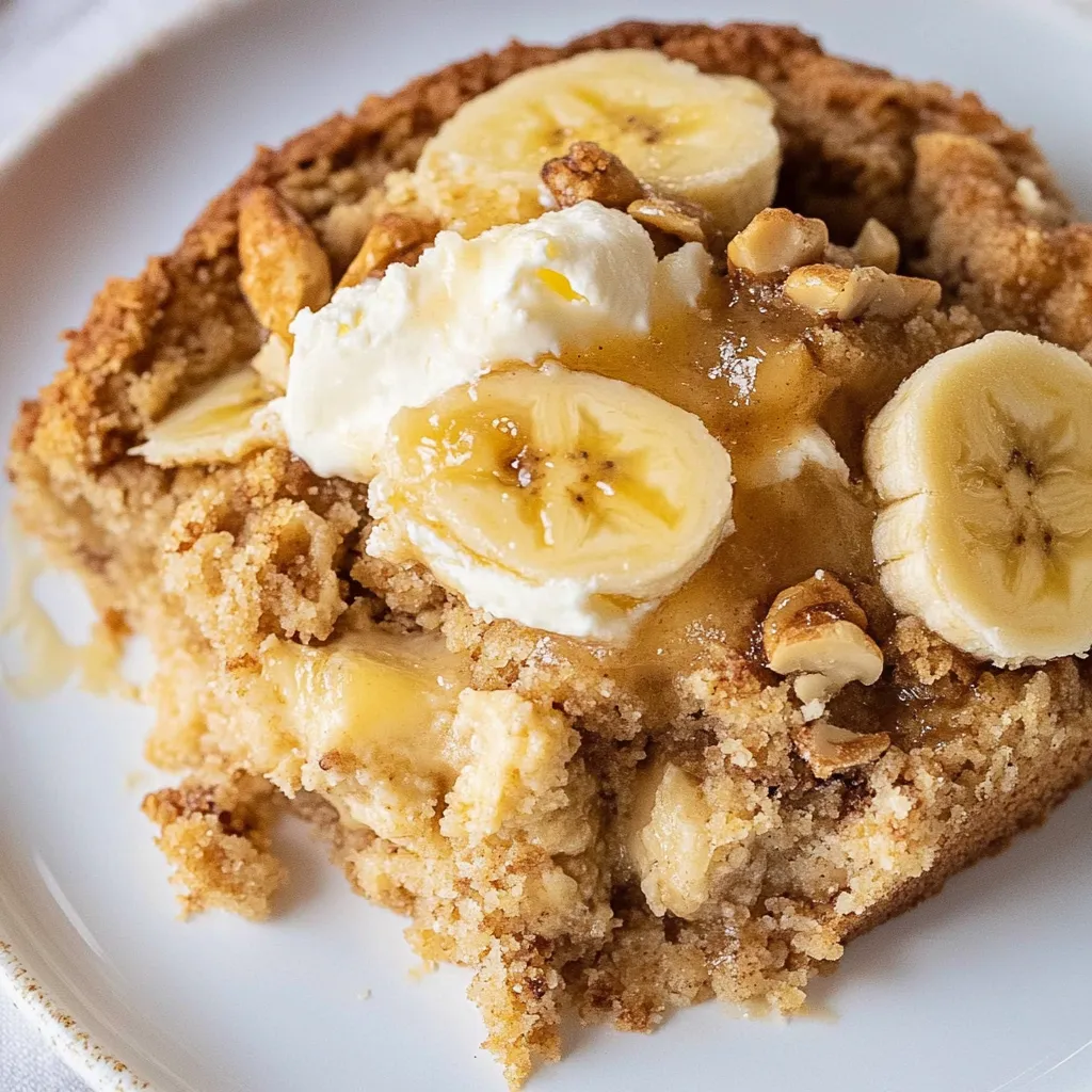 Bananas Foster Cobbler