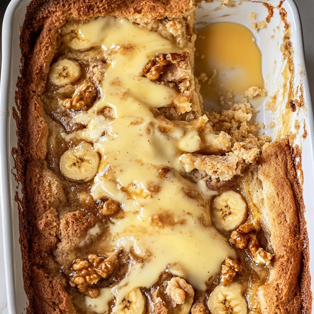 Sweet Banana Foster Cobbler Recipe