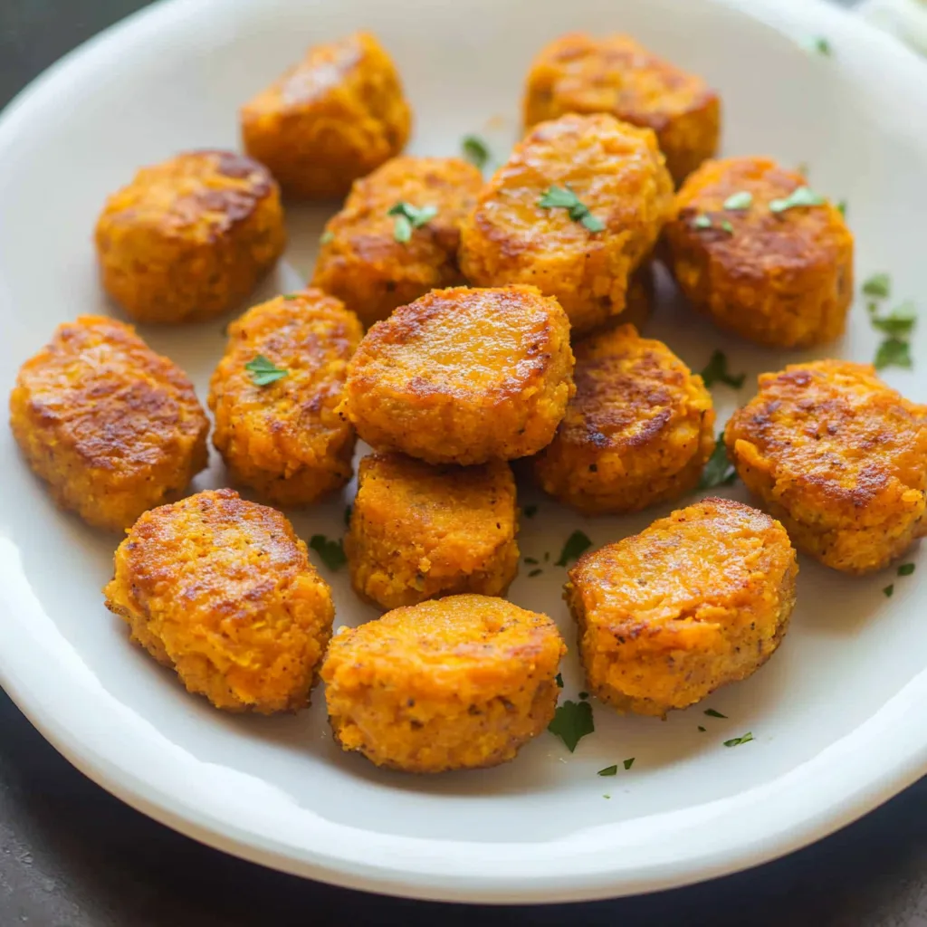 Crispy Baked Sweet Potato Tots