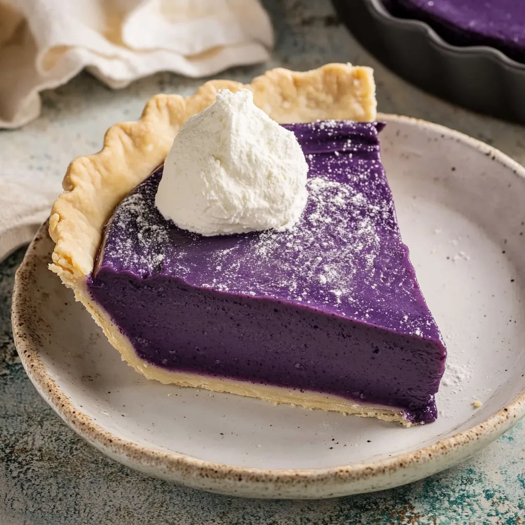 Creamy Ube Pie