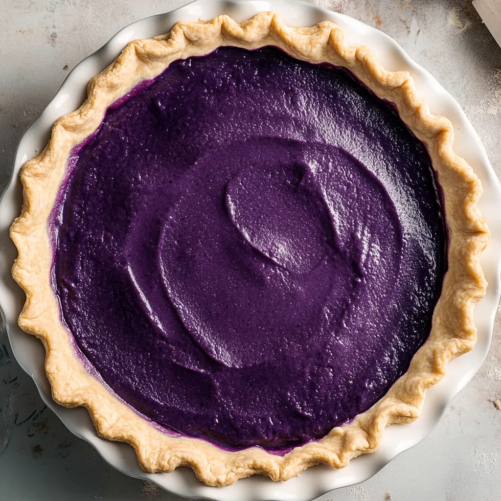 Easy Vegan Ube Pie