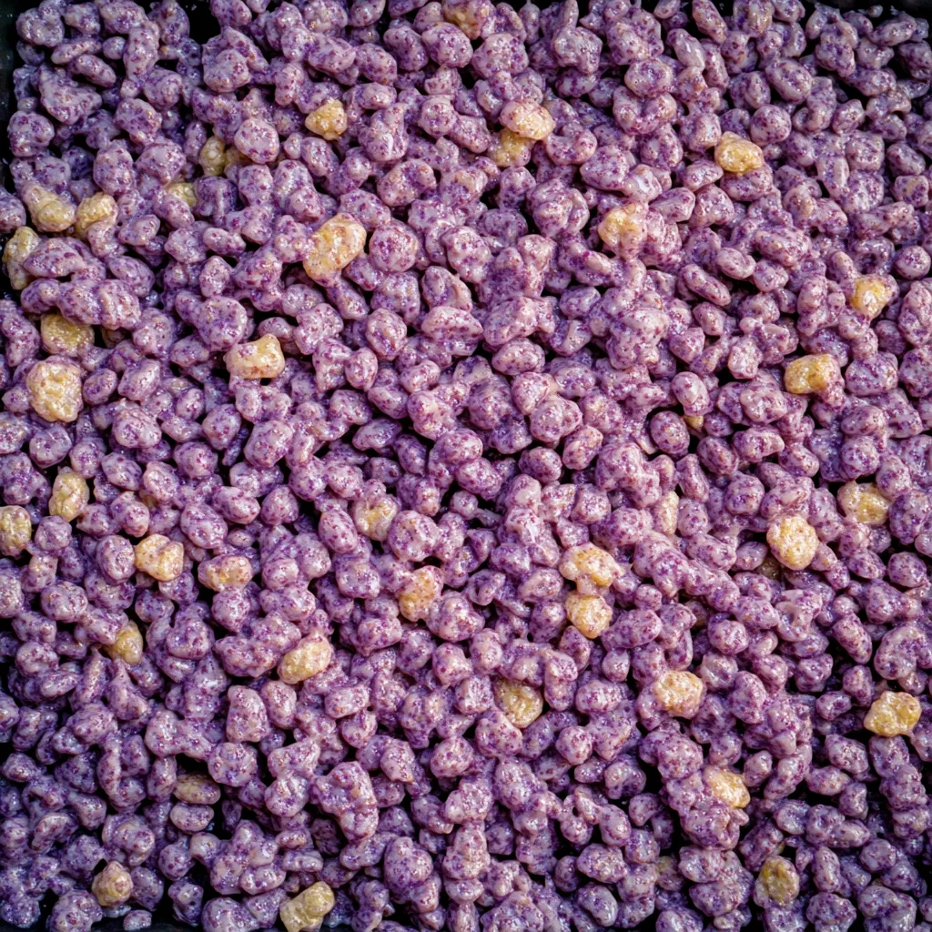 Vegan Easy Ube Rice Krispie Treats Recipe