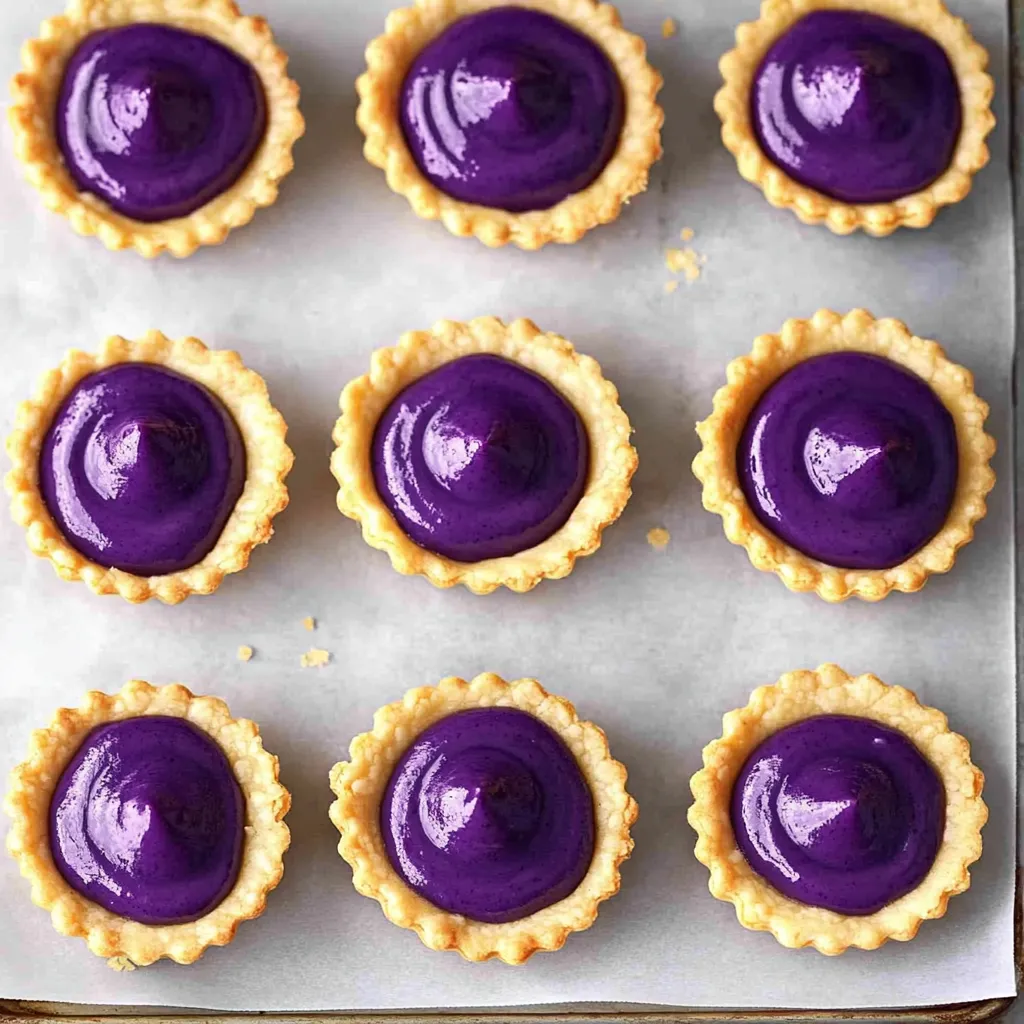 Sweet Ube Tarts Recipe