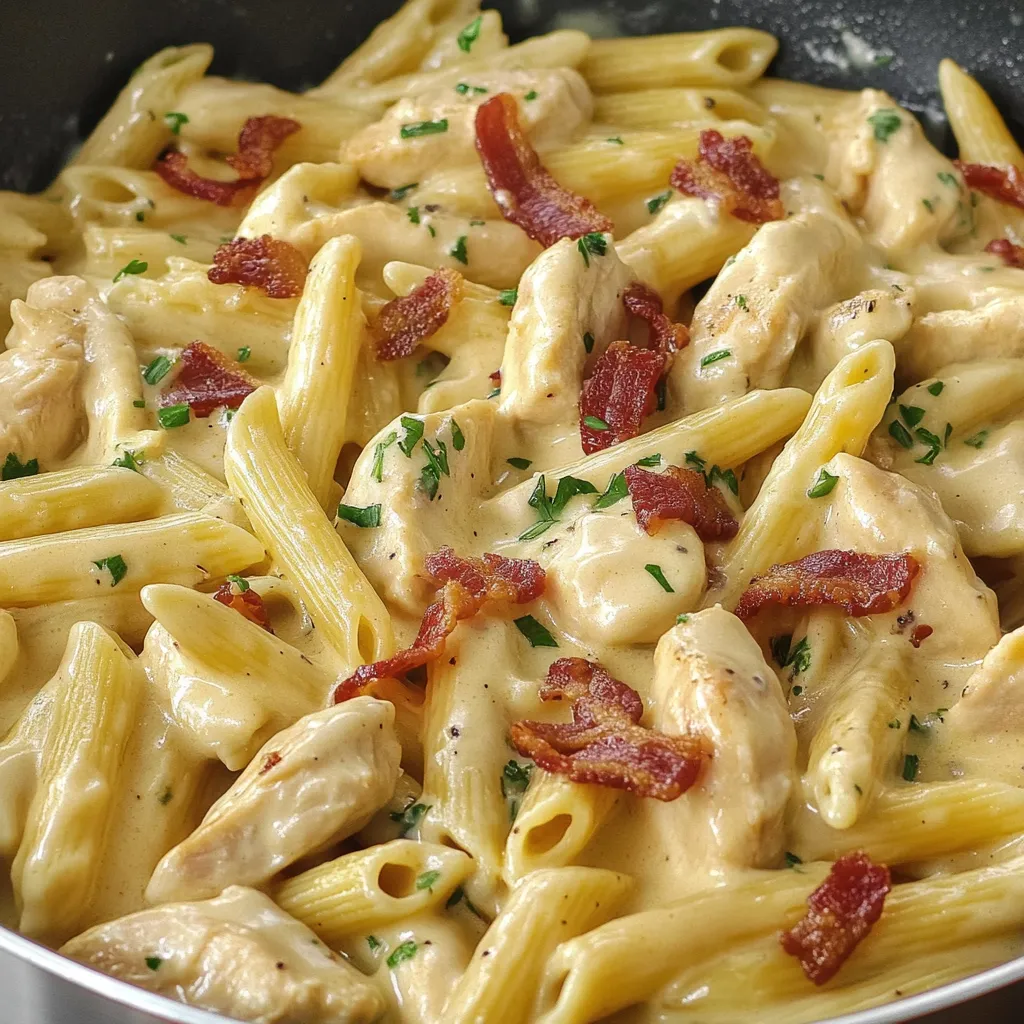 Chicken Bacon Ranch Pasta