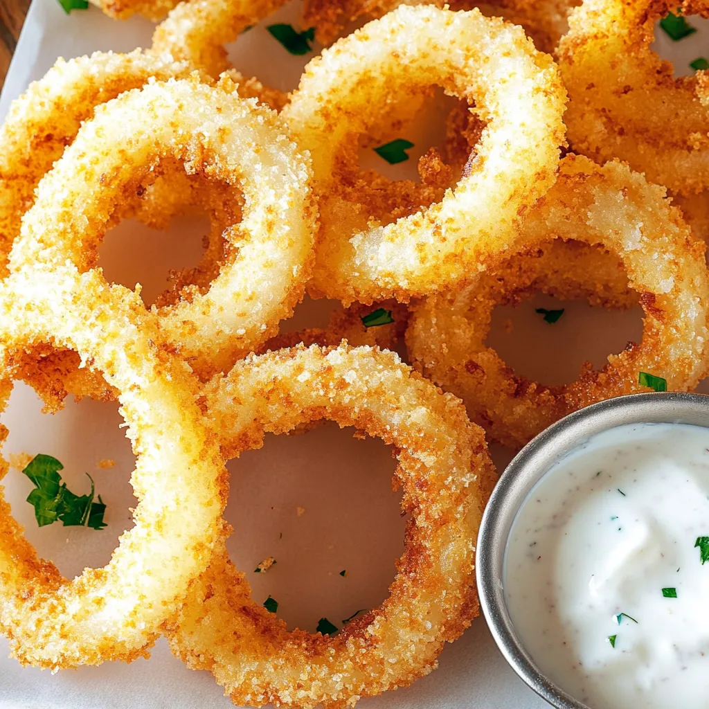 Crispy Air Fryer Onion Rings