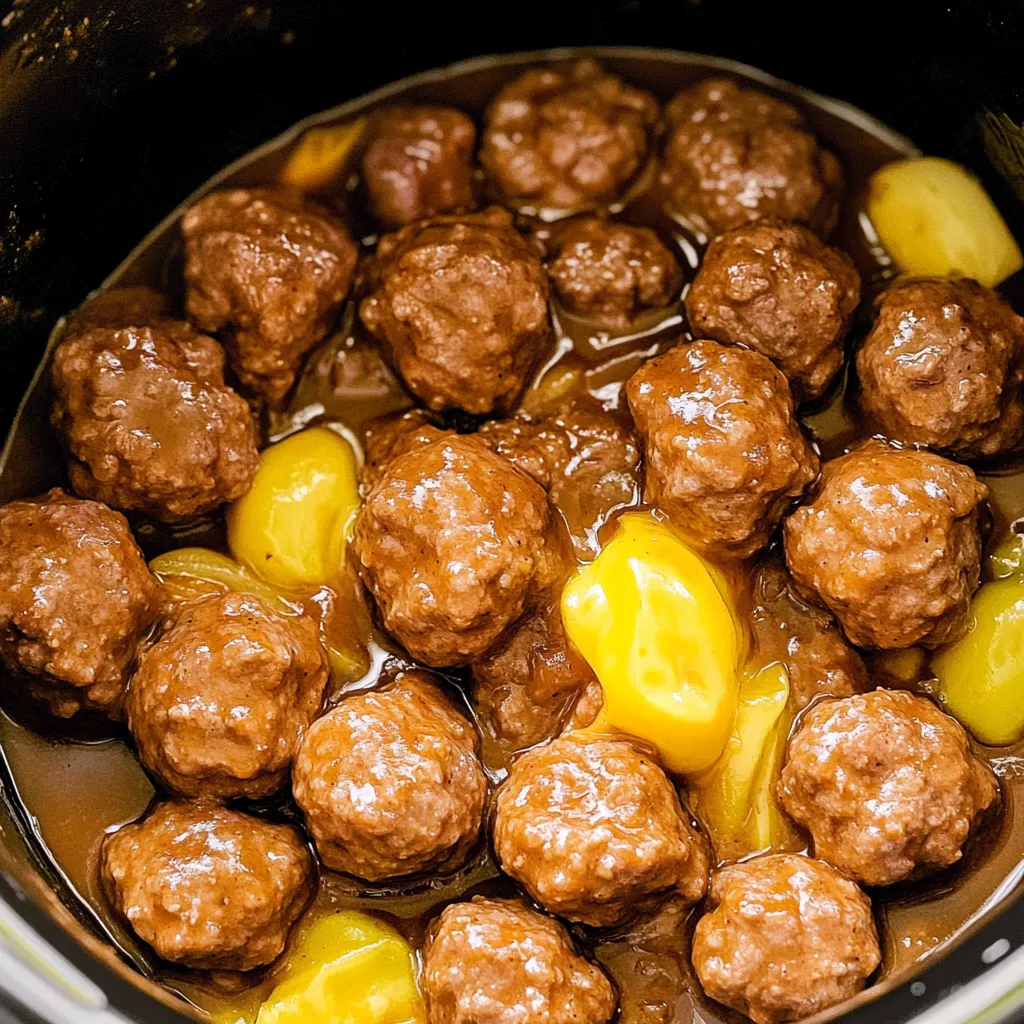 Crockpot Mississippi Meatballs