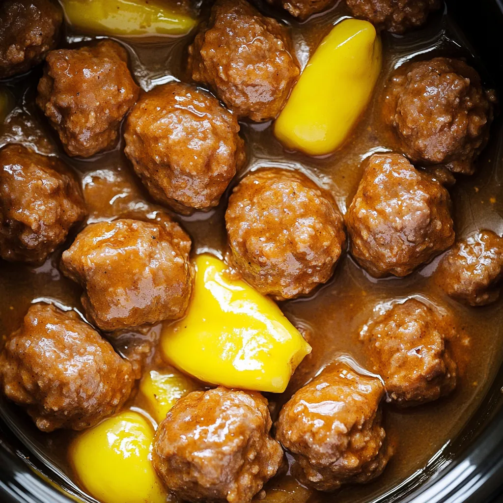 Easy Crockpot Mississippi Meatballs Recipe