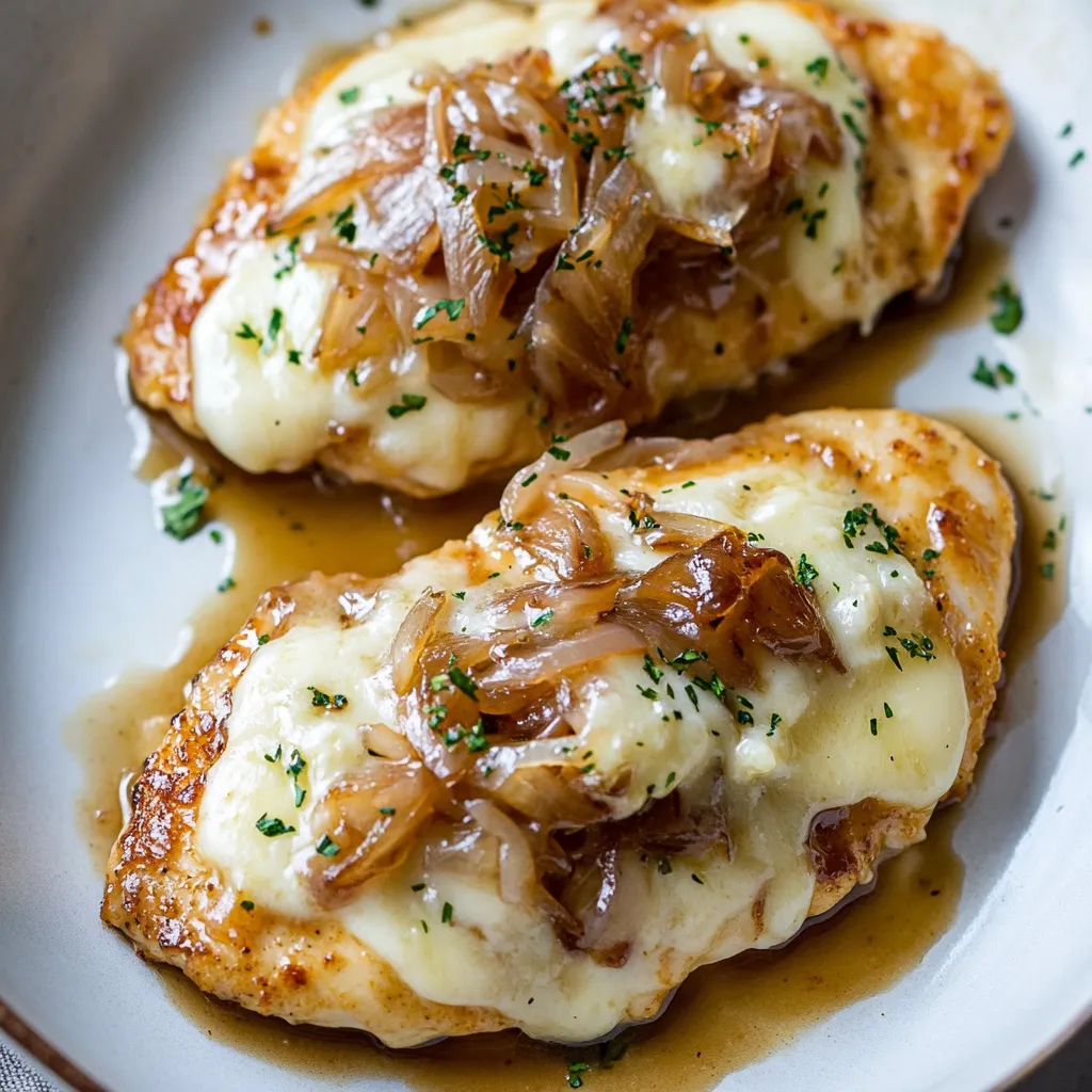 Skillet French Onion Chicken