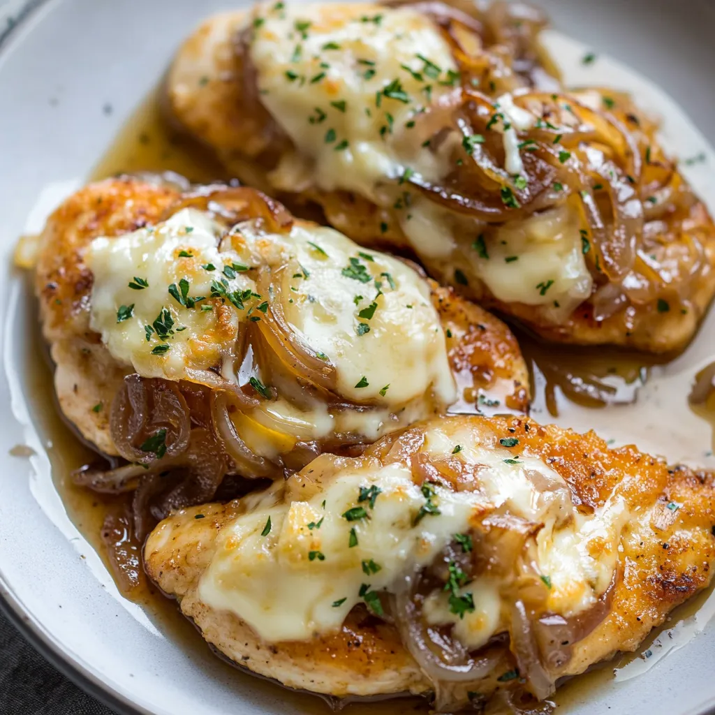 Cheesy French Onion Chicken