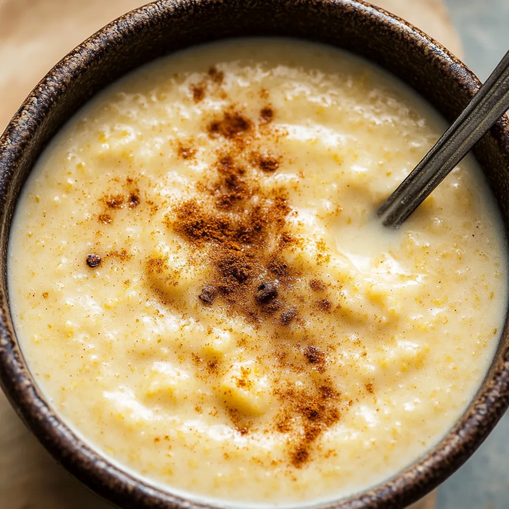 Creamy Caribbean Cornmeal Porridge