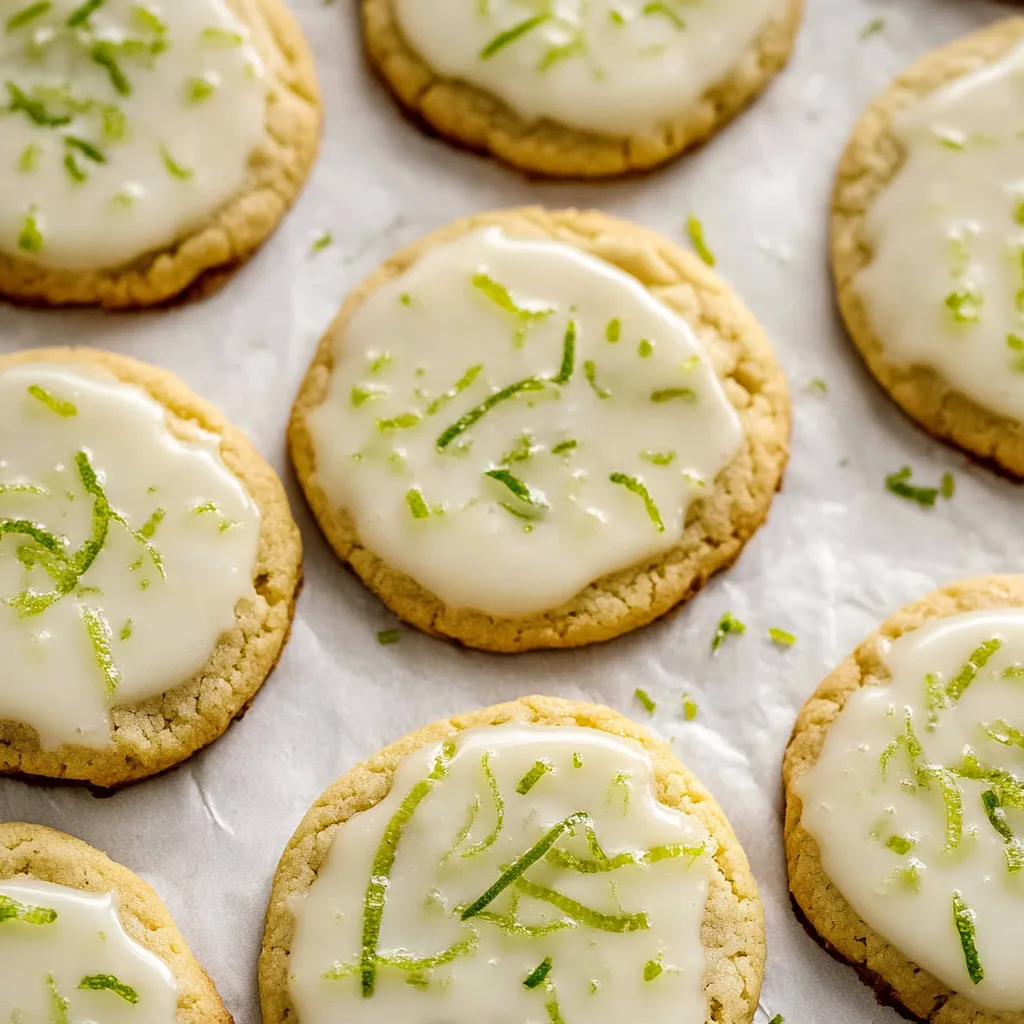 Soft Key Lime Cookies Recipe