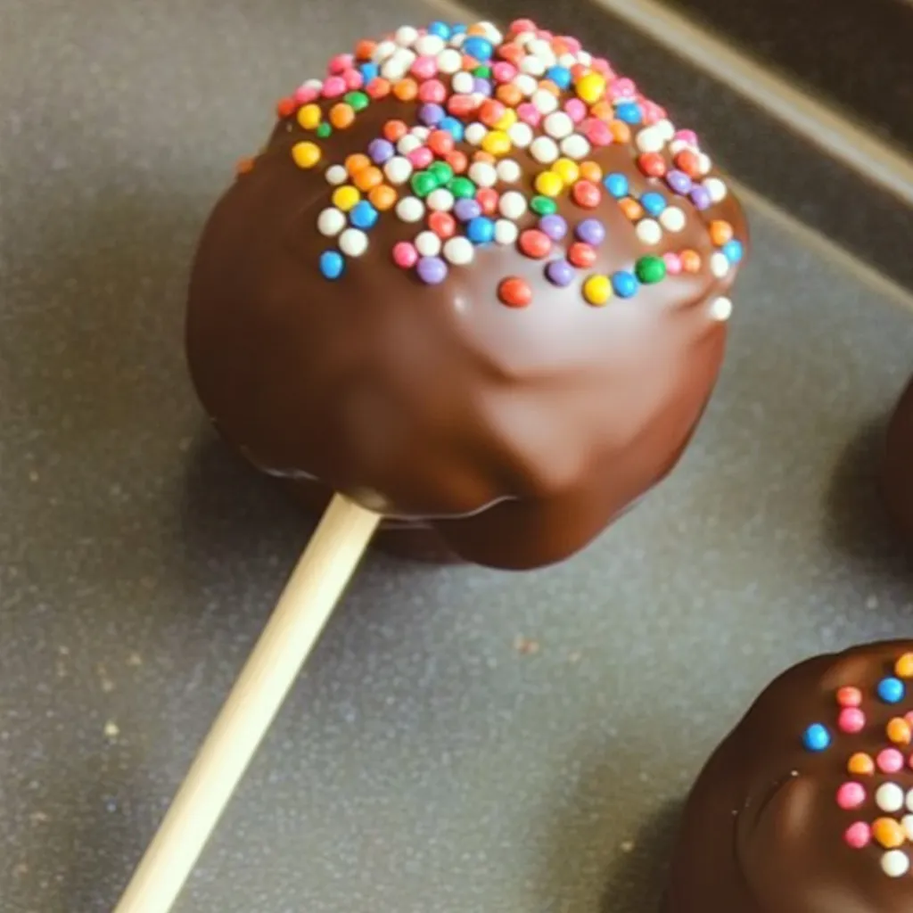 Homemade Chocolate Cake Pops