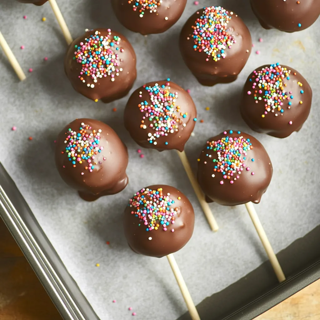 Chocolate Cake Pops Recipe
