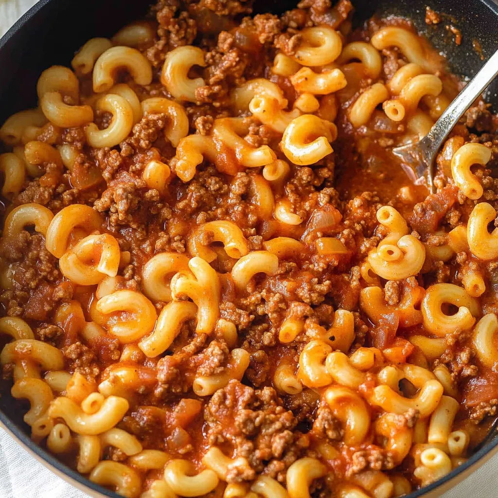 Easy Homemade Beefaroni Recipe