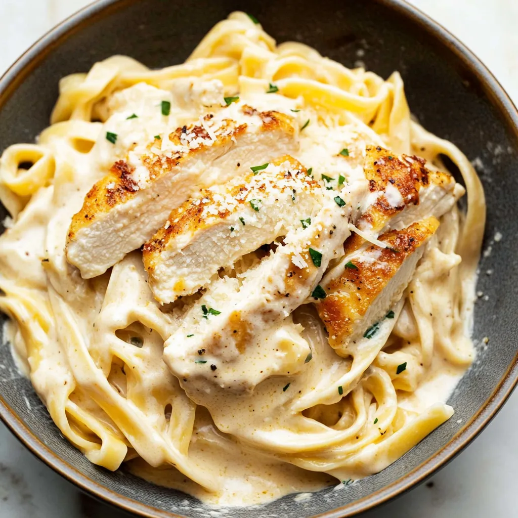Chicken Fettuccine Alfredo