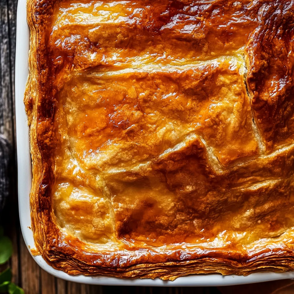 Creamy Chicken Leek Pie