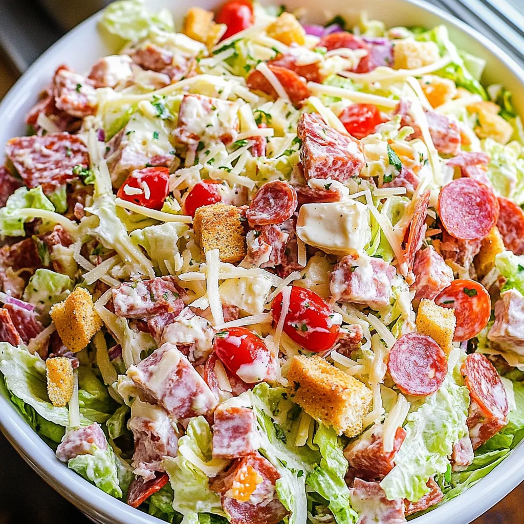 Easy Grinder Salad Recipe