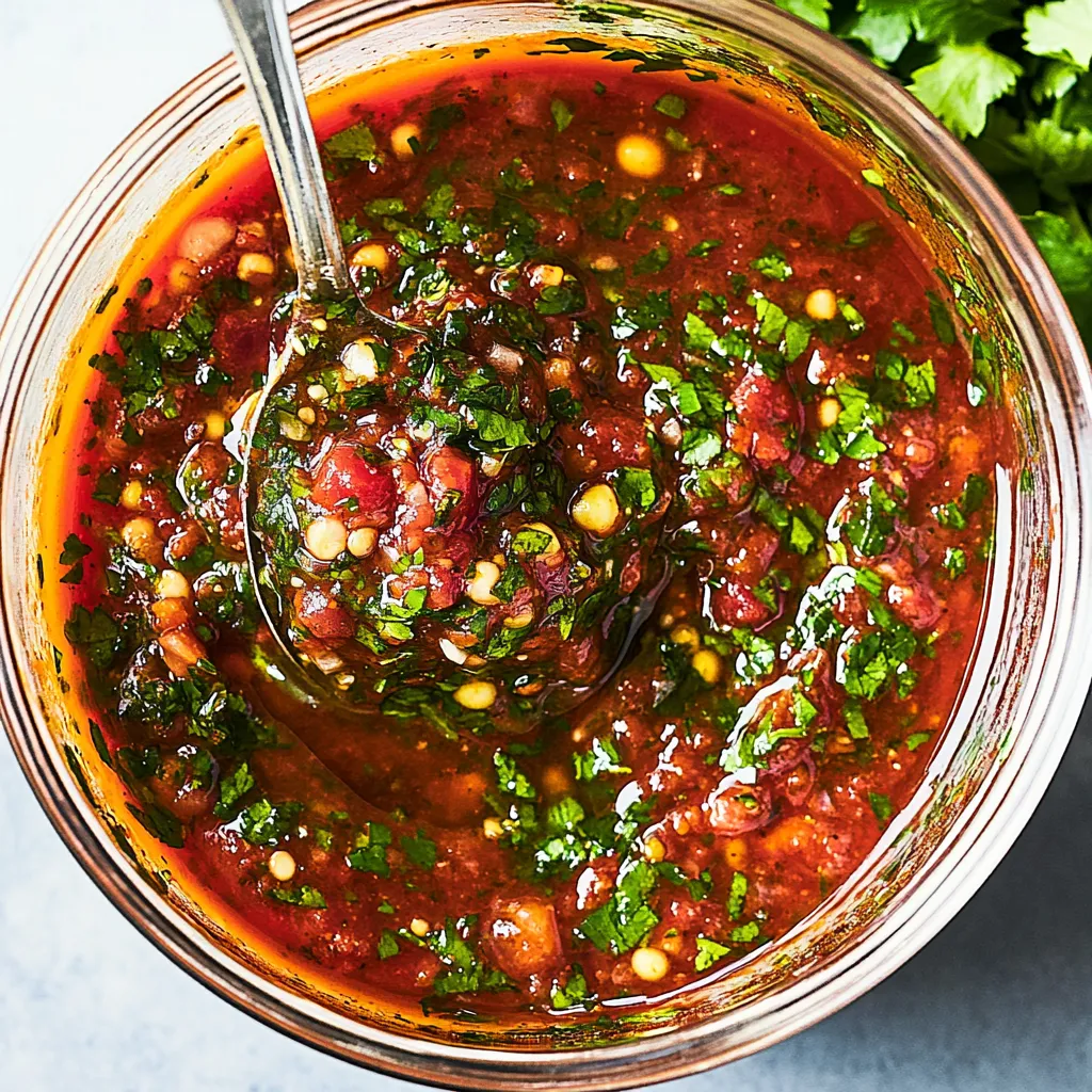 Red Chimichur Sauce Recipe