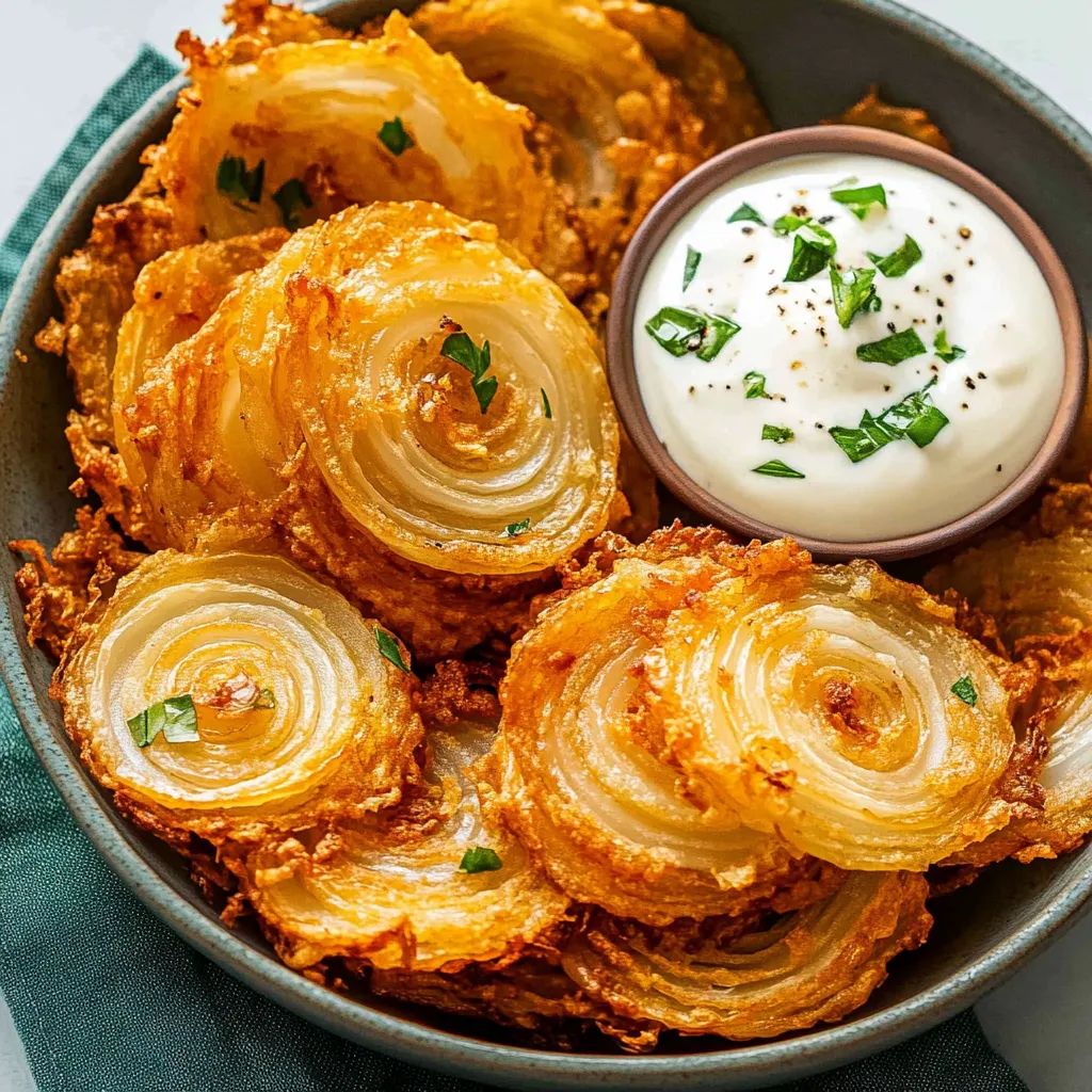 Crispy Onion Ring Chips