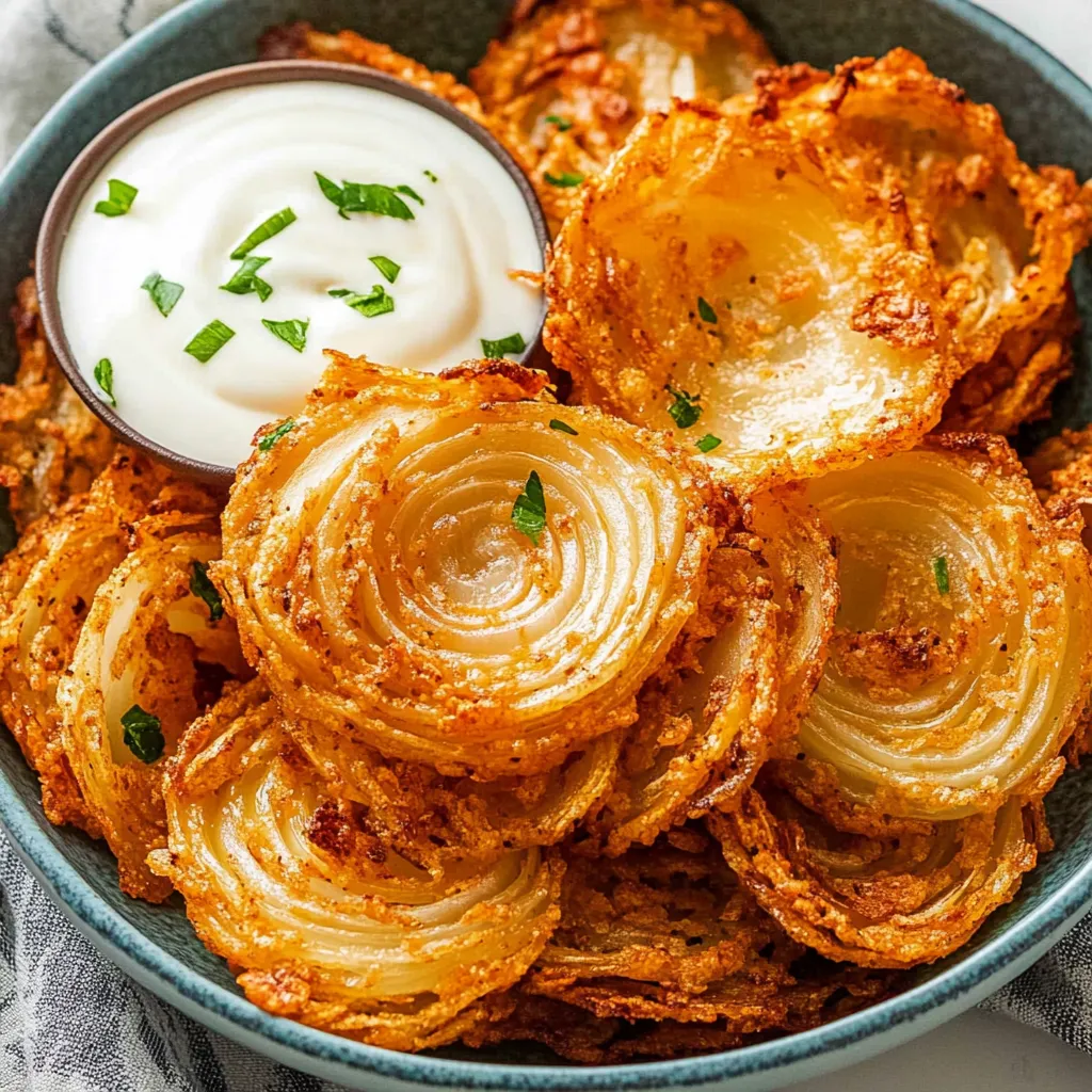 Crispy Onion Ring Chips Recipe