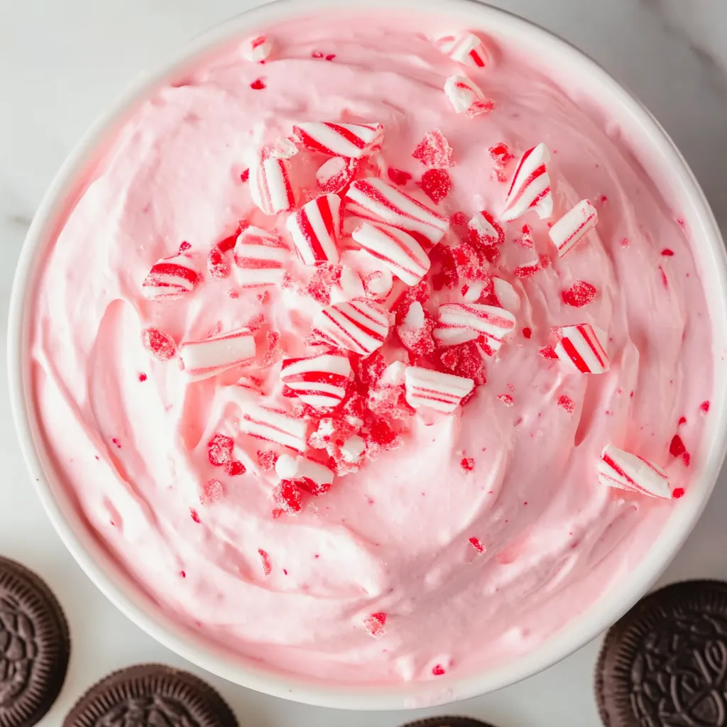peppermint fluff dip