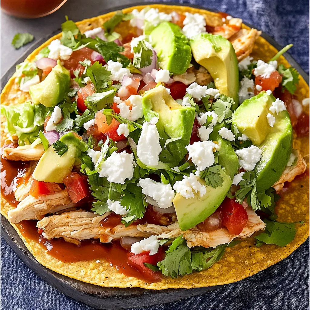 Chicken Tostadas Recipe