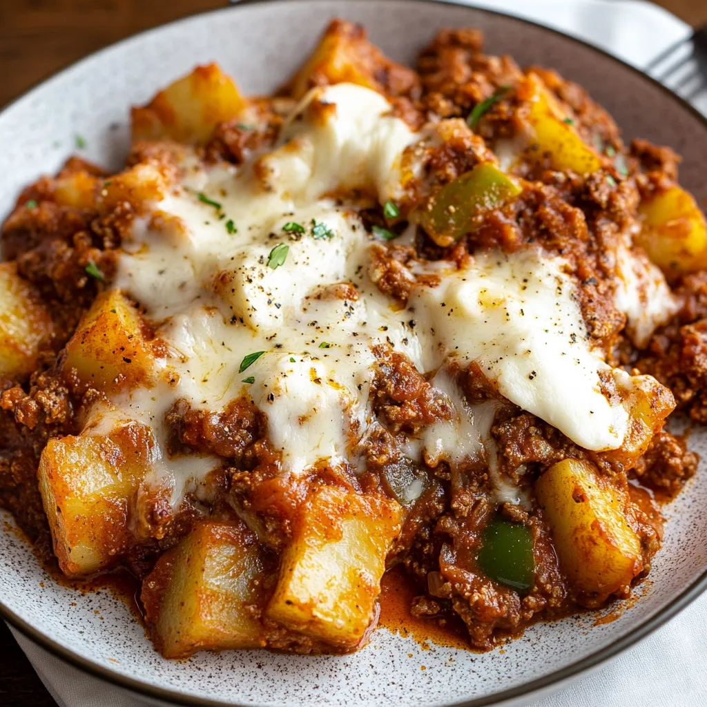 Sloppy Joe Potato Skillet