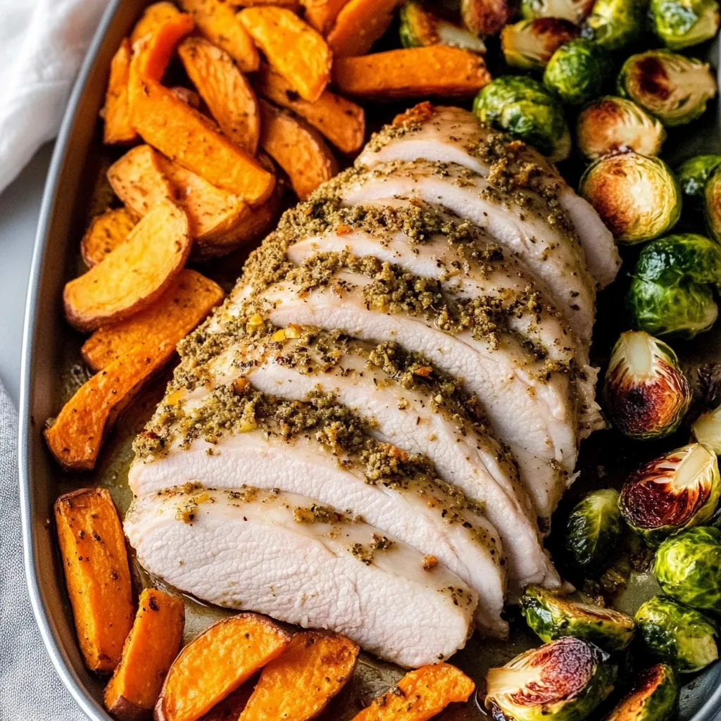 Easy Sheet Pan Thanksgiving Dinner Recipe