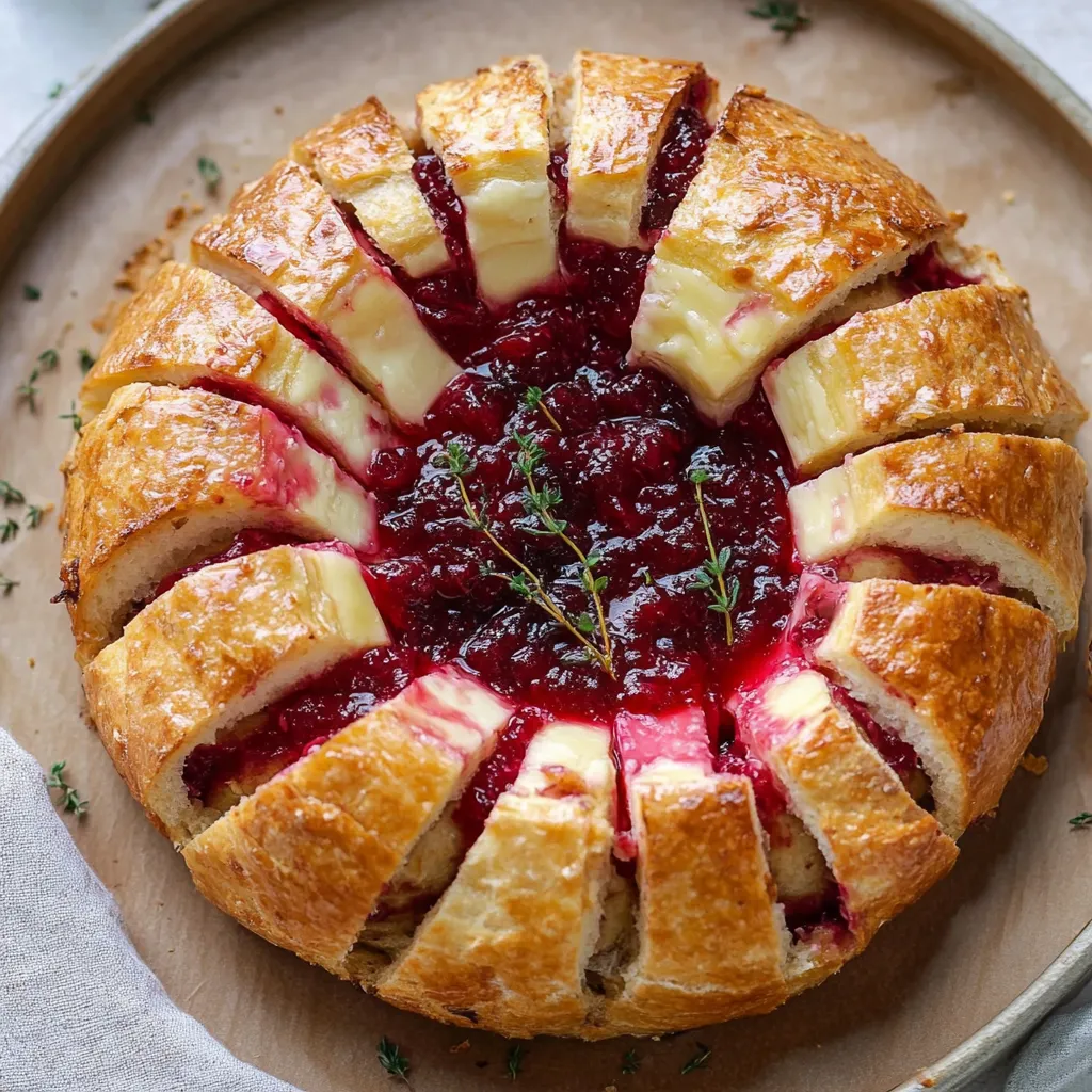 Cranberry Baked Brie Recipe