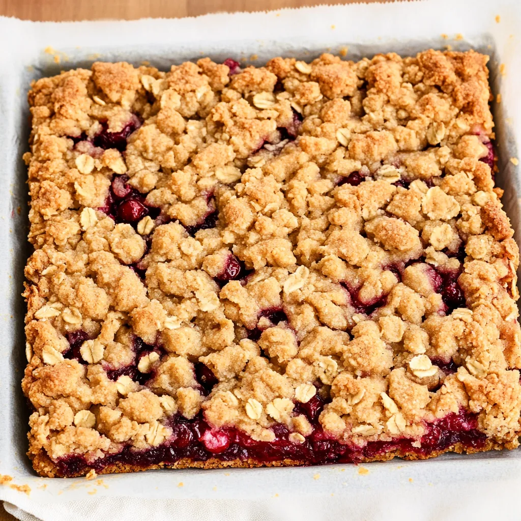 Easy Cranberry Lemon Bars