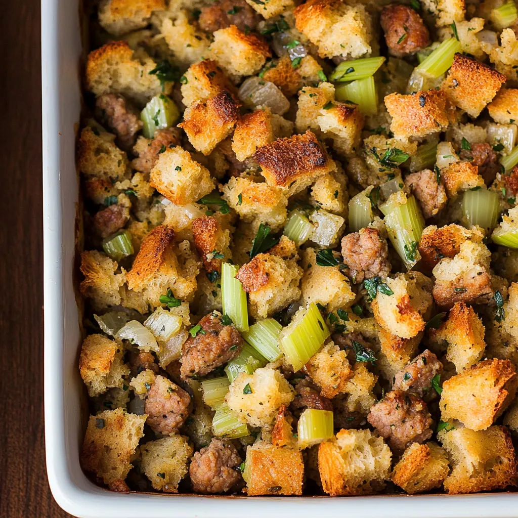 Turkey Sausage Stuffing Recipe