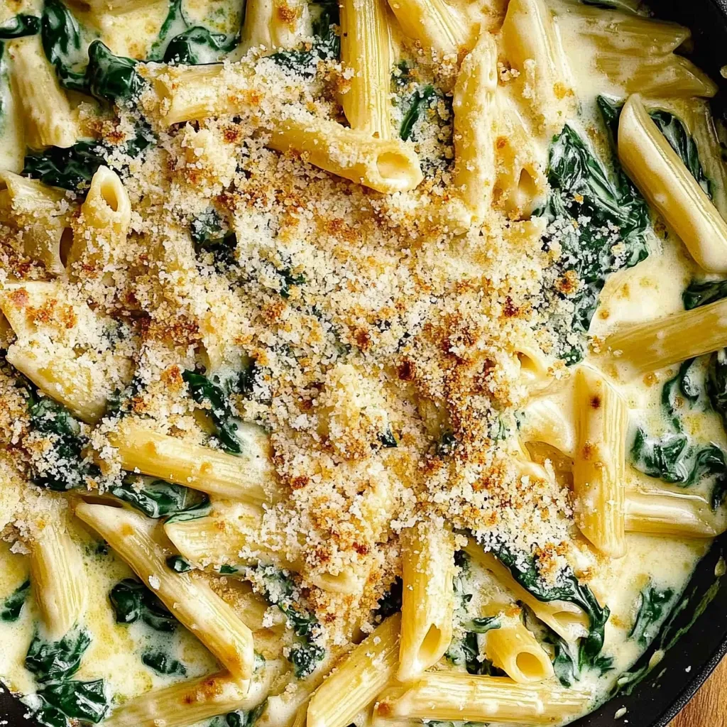 Creamed Spinach Pasta