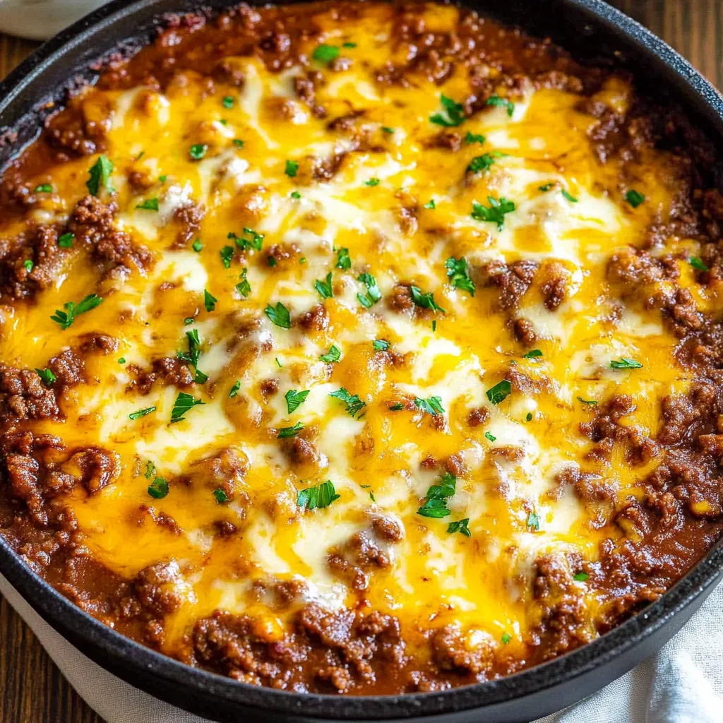 Cheesy Sloppy Joe Dip Recipe