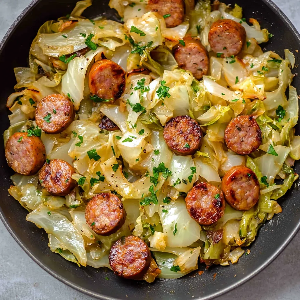 Cabbage And Sausage Skillet