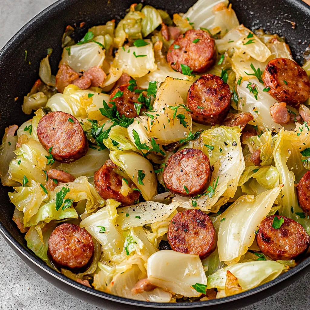 Cabbage And Sausage Skillet Recipe