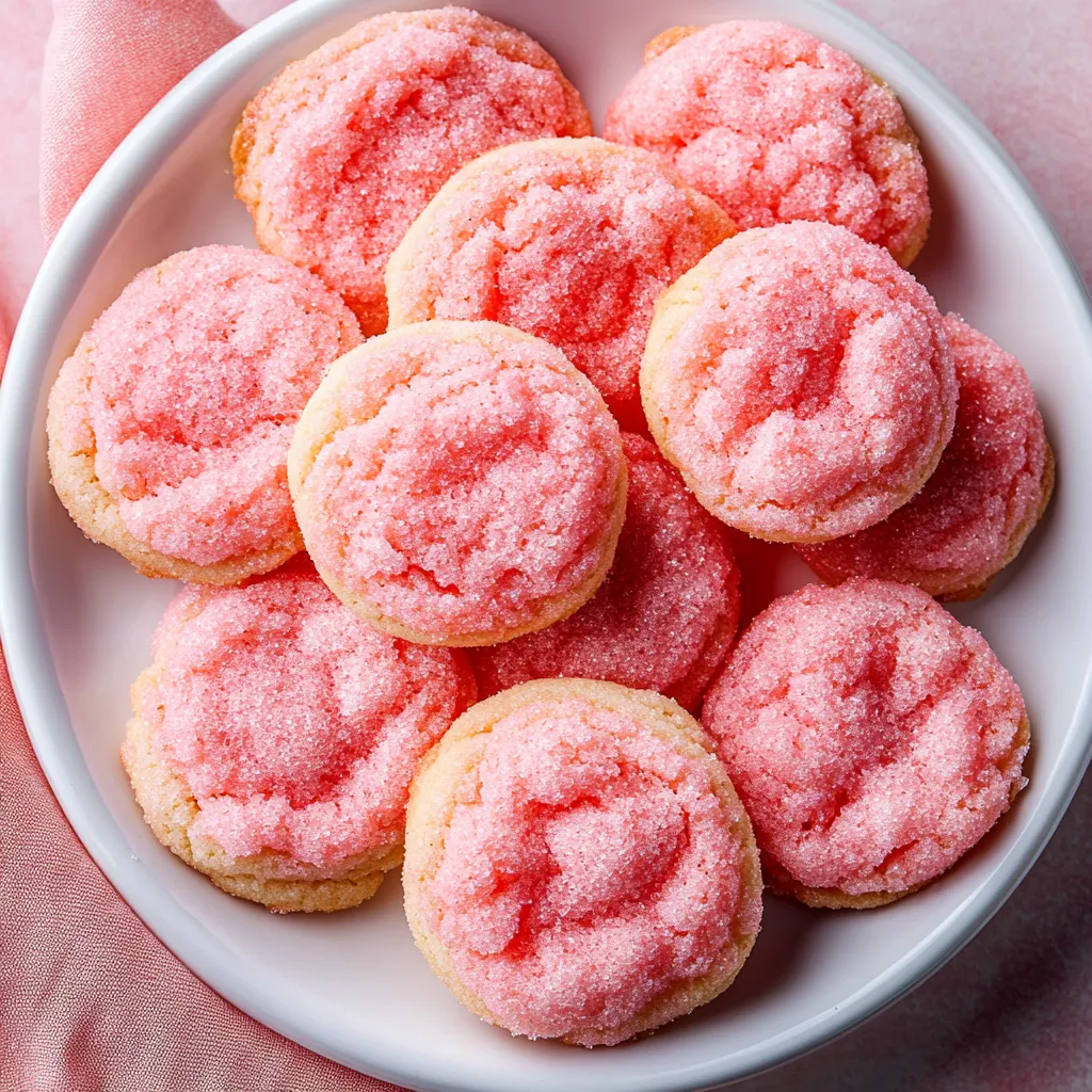 Strawberry Sugar Cookies