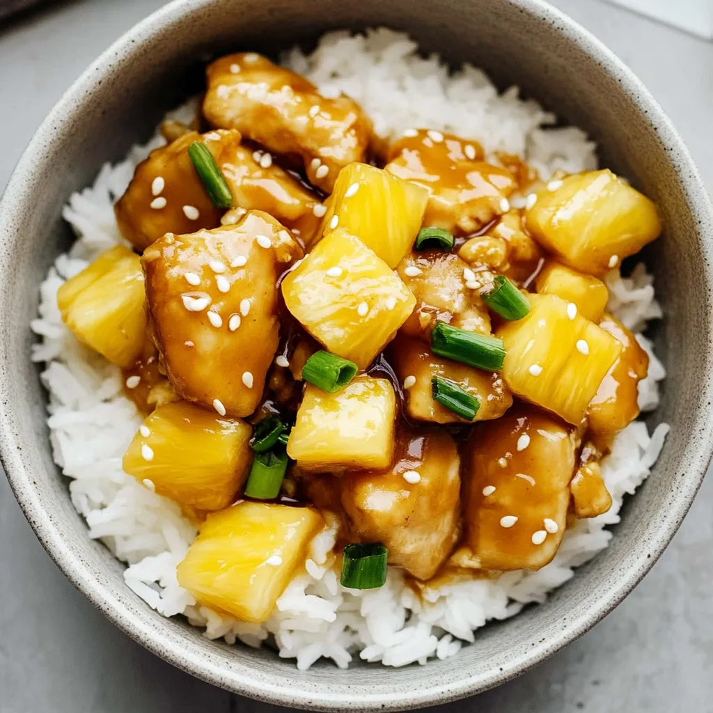 Easy Pineapple Chicken Recipe