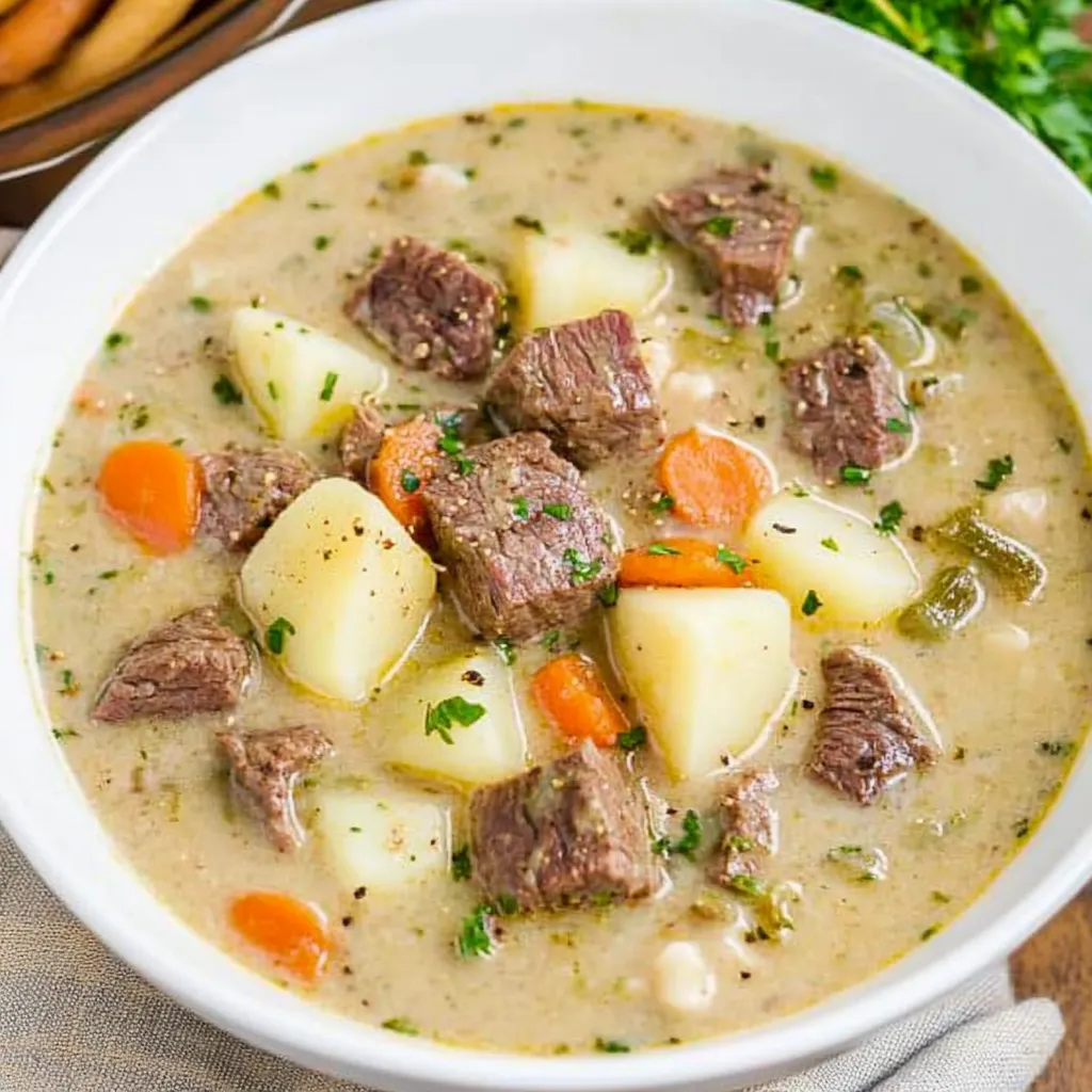 Hearty Steak Potato Soup