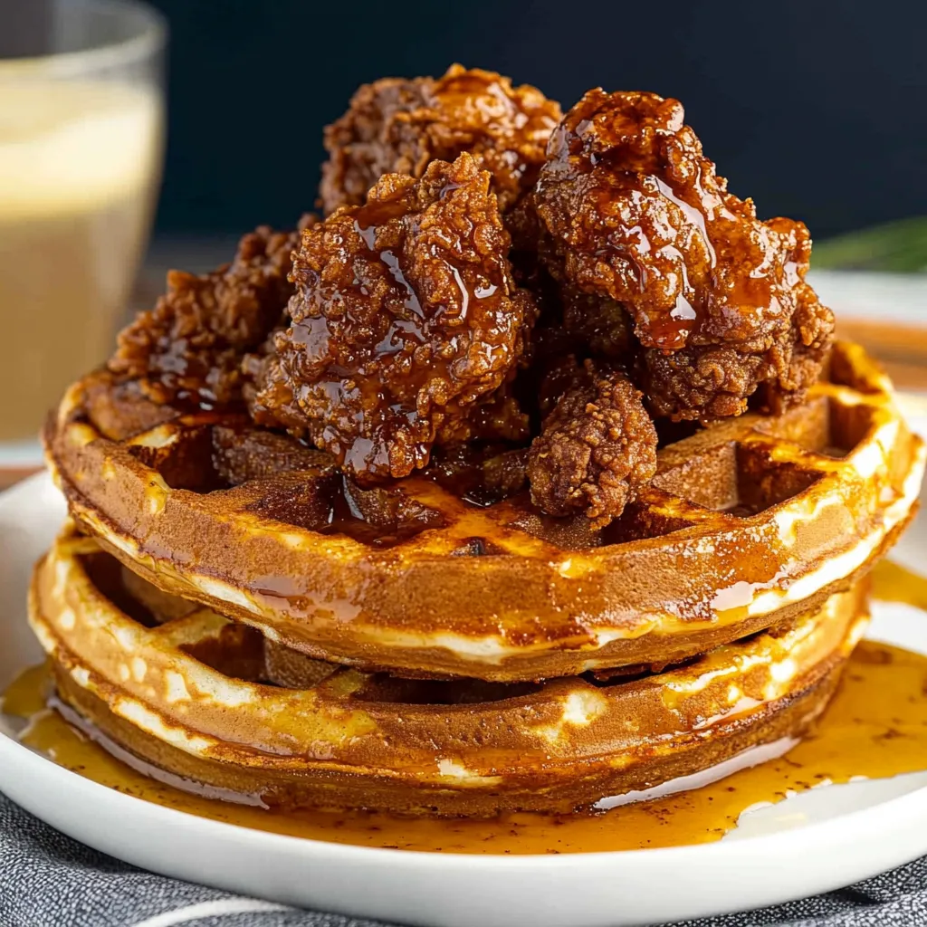 Southern Fried Chicken and Waffles