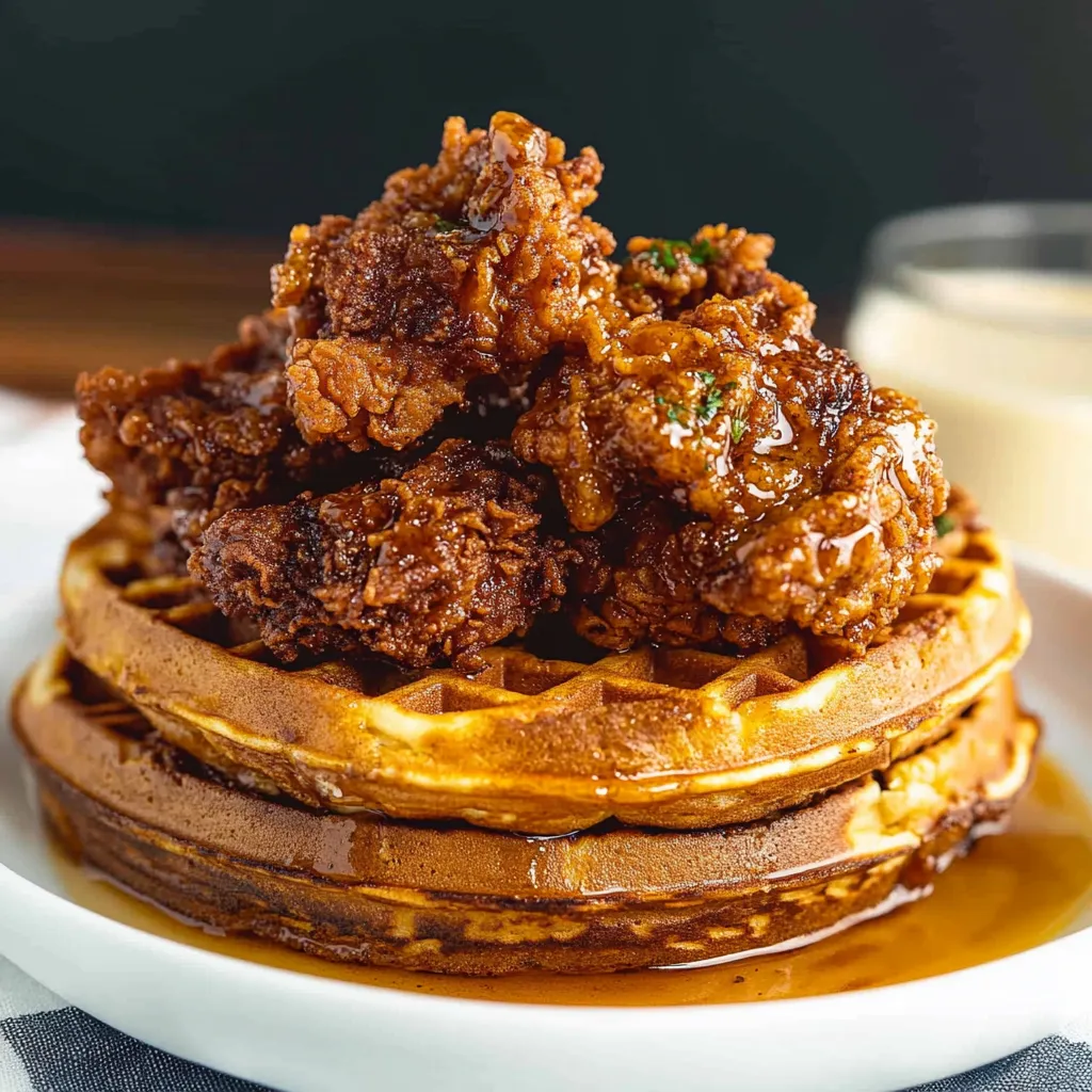 Easy Southern Fried Chicken and Waffles Recipe