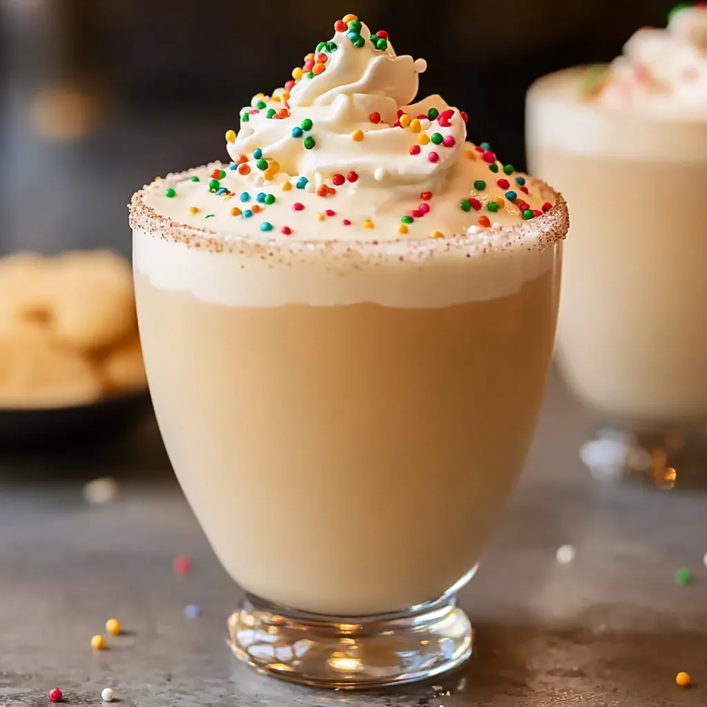 Sweet Sugar Cookie Martini Cocktail