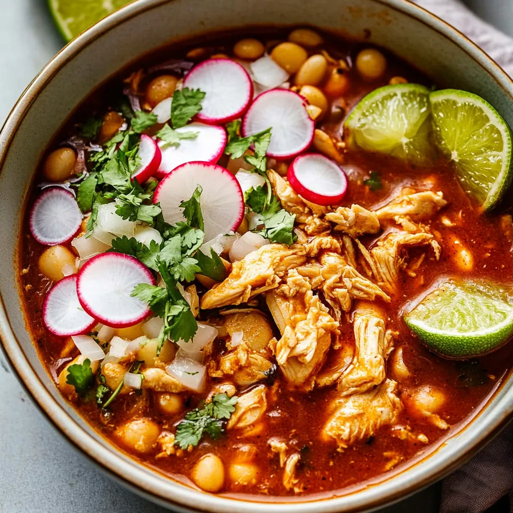 Easy Chicken Pozole
