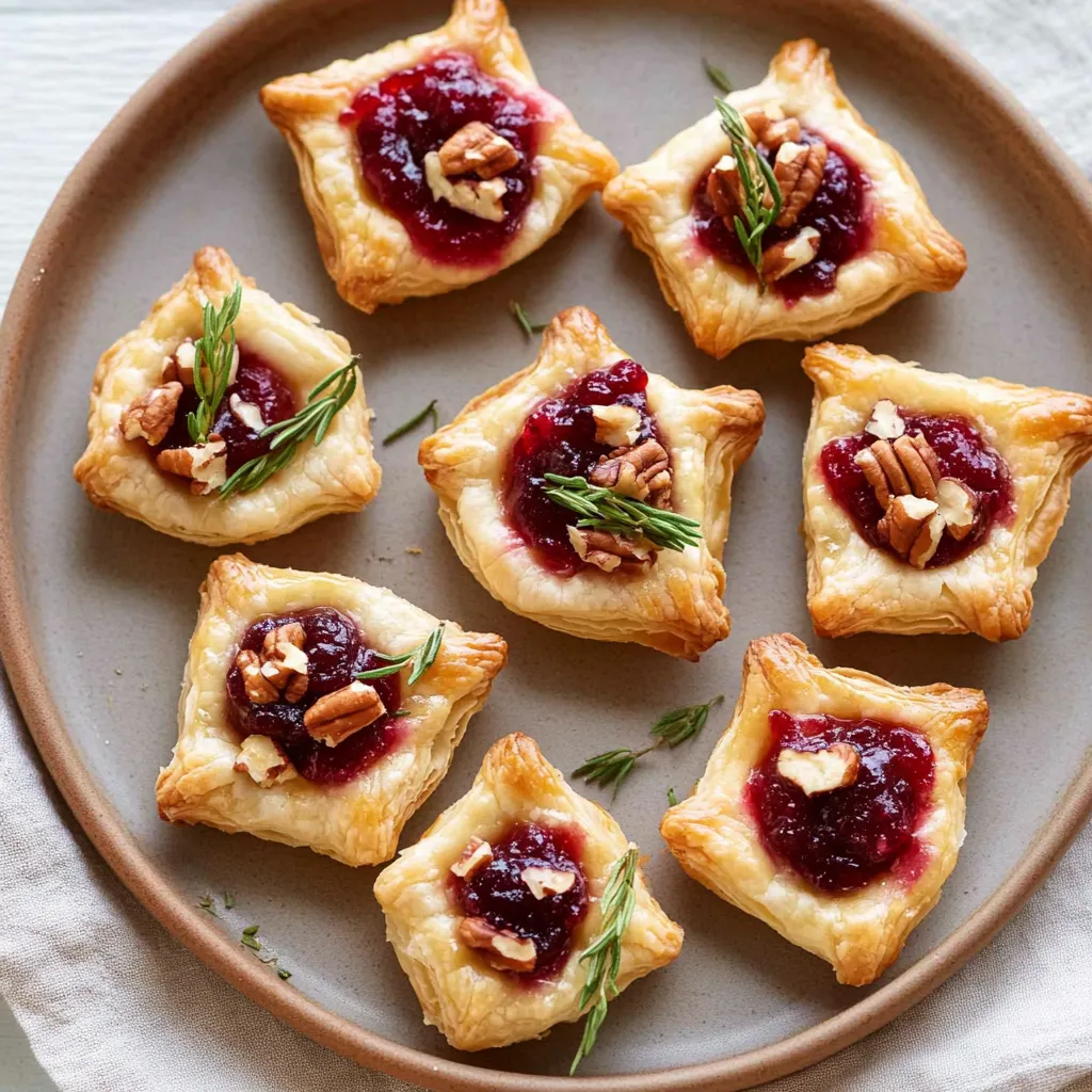 Cranberry Brie Bites